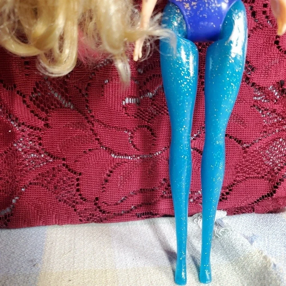 Barbie 12 inch Fashion Doll Kids Blue Pink Glitter Leg GTL82 Mattel 2020 Toy‎